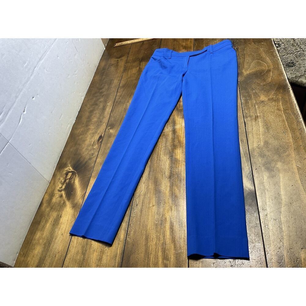 Emilio Pucci Blue 100% Virgin Wool Pants Slacks Size 6 Italy